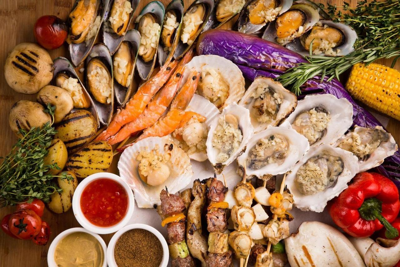 China Hotel Guangzhou - Subway Direct To Pazhou Exhibition Center, Free Shuttle During Canton Fair & Exhibitor Registration Counter Екстер'єр фото Seafood
